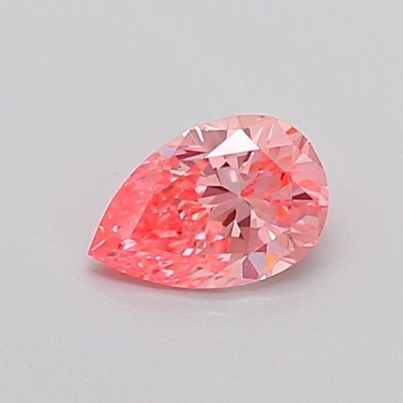 Loose Diamond - PEAR 0.33ct Fancy Vivid Pink VS1: Loose Diamond - PEAR 0.33ct Fancy Vivid Pink VS1 Source: This is a real non-mined Diamond that has been grown in a lab Shape: PEAR Carats: 0.33 Color: Fancy Vivid Pink Certification: IGI Video: