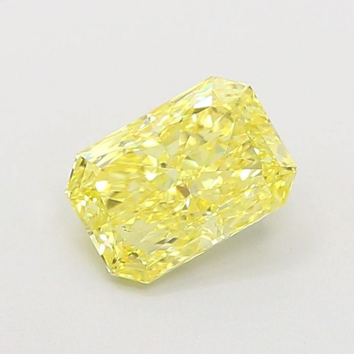 Loose Diamond - RADIANT 1.23ct Fancy Intense Yellow VS1: Loose Diamond - RADIANT 1.23ct Fancy Intense Yellow VS1 Source: This is a real non-mined Diamond that has been grown in a lab Shape: RADIANT Carats: 1.23 Color: Fancy Intense Yellow Certification: IGI