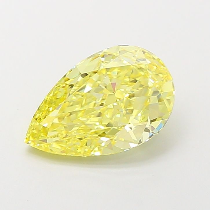 Loose Diamond - PEAR 2.39ct Fancy Intense Yellow VS1: Loose Diamond - PEAR 2.39ct Fancy Intense Yellow VS1 Source: This is a real non-mined Diamond that has been grown in a lab Shape: PEAR Carats: 2.39 Color: Fancy Intense Yellow Certification: IGI Video