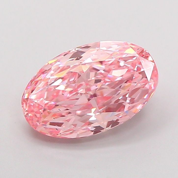 Loose Diamond - OVAL 3.04ct Fancy Vivid Pink VS2: Loose Diamond - OVAL 3.04ct Fancy Vivid Pink VS2 Source: This is a real non-mined Diamond that has been grown in a lab Shape: OVAL Carats: 3.04 Color: Fancy Vivid Pink Certification: IGI Video: