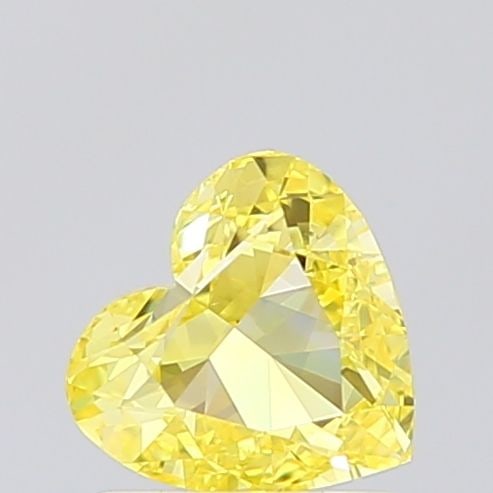 Loose Diamond - HEART 1.0ct Fancy Vivid Yellow VS1: Loose Diamond - HEART 1.0ct Fancy Vivid Yellow VS1 Source: This is a real non-mined Diamond that has been grown in a lab Shape: HEART Carats: 1.0 Color: Fancy Vivid Yellow Certification: IGI Video: