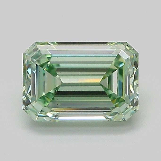 Loose Diamond - EMERALD 1.08ct Fancy Green VS2: Loose Diamond - EMERALD 1.08ct Fancy Green VS2 Source: This is a real non-mined Diamond that has been grown in a lab Shape: EMERALD Carats: 1.08 Color: Fancy Green Certification: IGI Video: