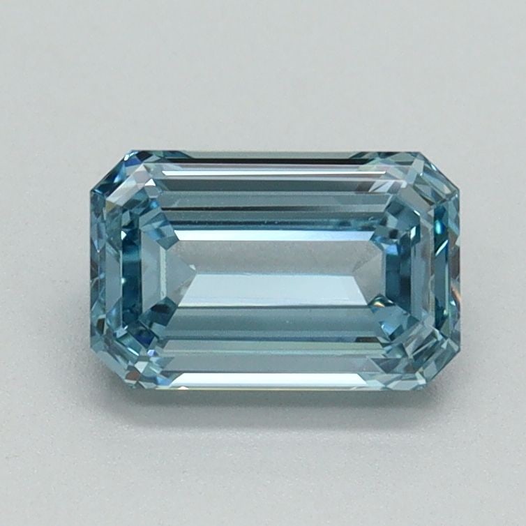 Loose Diamond - EMERALD 1.0ct Fancy Intense Blue VS1: Loose Diamond - EMERALD 1.0ct Fancy Intense Blue VS1 Source: This is a real non-mined Diamond that has been grown in a lab Shape: EMERALD Carats: 1.0 Color: Fancy Intense Blue Certification: IGI Video