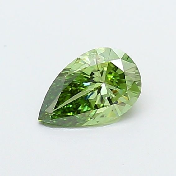 Loose Diamond - PEAR 0.75ct Fancy Vivid Green VS1: Loose Diamond - PEAR 0.75ct Fancy Vivid Green VS1 Source: This is a real non-mined Diamond that has been grown in a lab Shape: PEAR Carats: 0.75 Color: Fancy Vivid Green Certification: NONE Video: