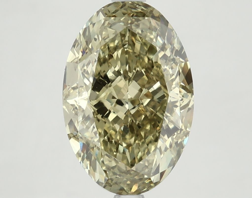 Loose Diamond - OVAL 5.08ct Fancy Vivid Yellow VS2: Loose Diamond - OVAL 5.08ct Fancy Vivid Yellow VS2 Source: This is a real non-mined Diamond that has been grown in a lab Shape: OVAL Carats: 5.08 Color: Fancy Vivid Yellow Certification: NONE Video: