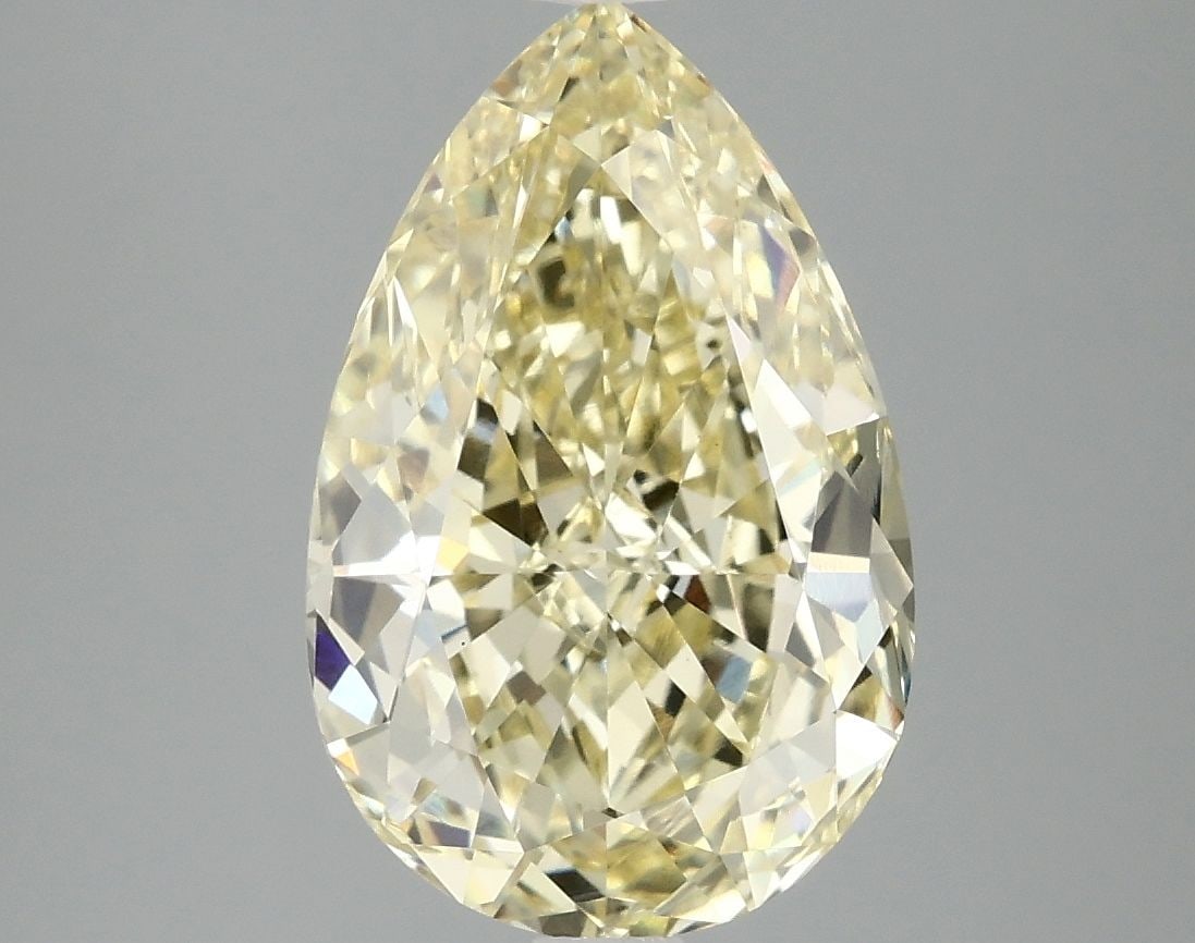 Loose Diamond - PEAR 4.06ct Fancy Intense Yellow VS1: Loose Diamond - PEAR 4.06ct Fancy Intense Yellow VS1 Source: This is a real non-mined Diamond that has been grown in a lab Shape: PEAR Carats: 4.06 Color: Fancy Intense Yellow Certification: IGI Video