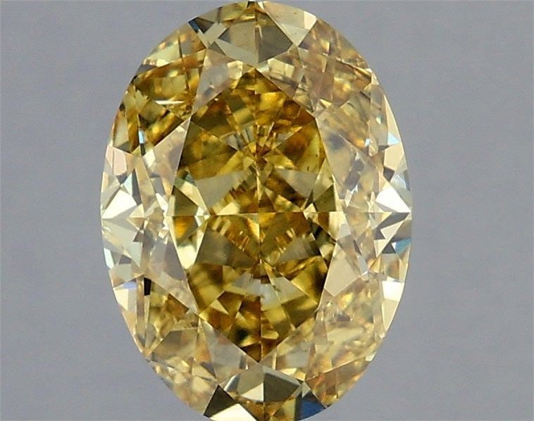 Loose Diamond - OVAL 3.59ct Fancy Intense Yellow VS2: Loose Diamond - OVAL 3.59ct Fancy Intense Yellow VS2 Source: This is a real non-mined Diamond that has been grown in a lab Shape: OVAL Carats: 3.59 Color: Fancy Intense Yellow Certification: IGI The D