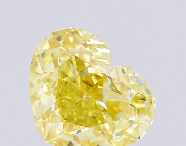 Loose Diamond - HEART 1.7ct Fancy Intense Yellow VS1: Loose Diamond - HEART 1.7ct Fancy Intense Yellow VS1 Source: This is a real non-mined Diamond that has been grown in a lab Shape: HEART Carats: 1.7 Color: Fancy Intense Yellow Certification: IGI Video