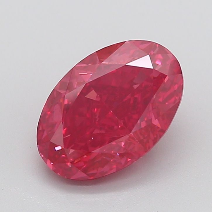 Loose Diamond - OVAL 5.03ct Fancy Vivid Pink VS2: Loose Diamond - OVAL 5.03ct Fancy Vivid Pink VS2 Source: This is a real non-mined Diamond that has been grown in a lab Shape: OVAL Carats: 5.03 Color: Fancy Vivid Pink Certification: IGI Video: