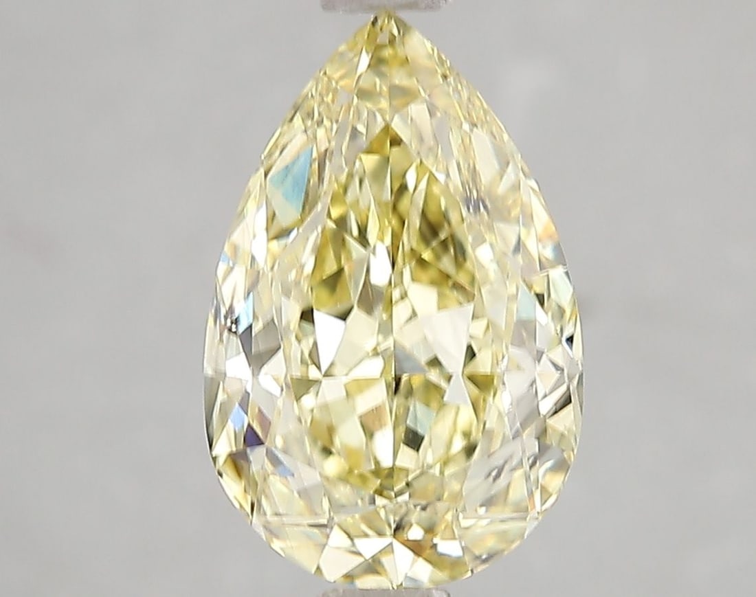 Loose Diamond - PEAR 3.04ct Fancy Intense Yellow SI1: Loose Diamond - PEAR 3.04ct Fancy Intense Yellow SI1 Source: This is a real non-mined Diamond that has been grown in a lab Shape: PEAR Carats: 3.04 Color: Fancy Intense Yellow Certification: IGI Video