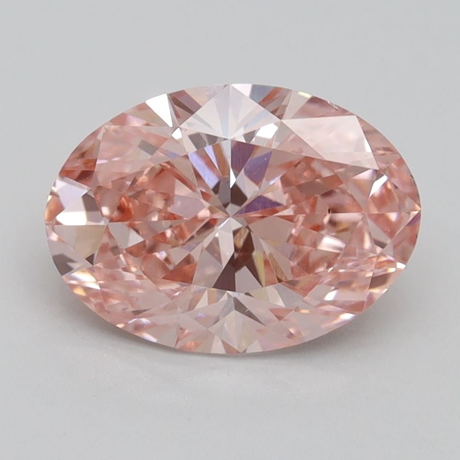 Loose Diamond - OVAL 2.21ct Fancy Vivid Pink VS2: Loose Diamond - OVAL 2.21ct Fancy Vivid Pink VS2 Source: This is a real non-mined Diamond that has been grown in a lab Shape: OVAL Carats: 2.21 Color: Fancy Vivid Pink Certification: IGI Video: