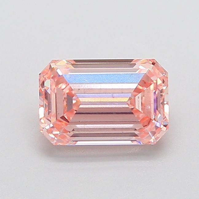 Loose Diamond - EMERALD 2.55ct Fancy Intense Pink VS2: Loose Diamond - EMERALD 2.55ct Fancy Intense Pink VS2 Source: This is a real non-mined Diamond that has been grown in a lab Shape: EMERALD Carats: 2.55 Color: Fancy Intense Pink Certification: IGI Vid