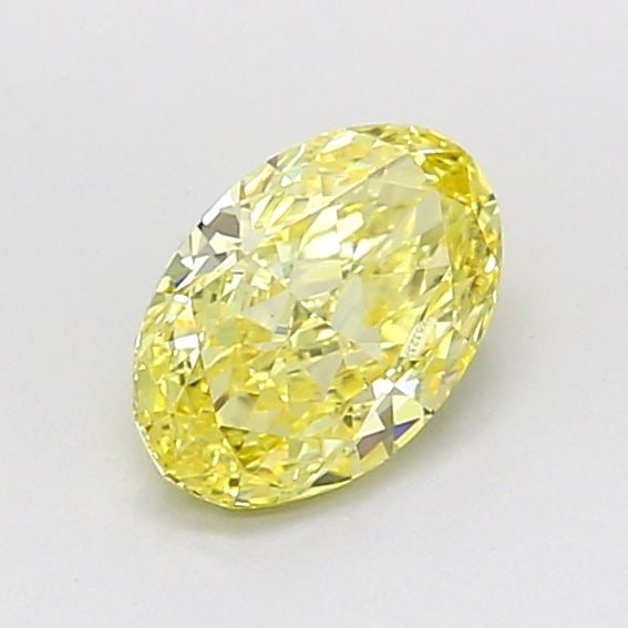 Loose Diamond - OVAL 0.62ct Fancy Intense Yellow VS1: Loose Diamond - OVAL 0.62ct Fancy Intense Yellow VS1 Source: This is a real non-mined Diamond that has been grown in a lab Shape: OVAL Carats: 0.62 Color: Fancy Intense Yellow Certification: IGI Video