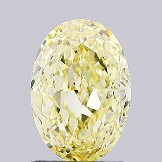Loose Diamond - OVAL 1.54ct Fancy Intense Yellow VS1: Loose Diamond - OVAL 1.54ct Fancy Intense Yellow VS1 Source: This is a real non-mined Diamond that has been grown in a lab Shape: OVAL Carats: 1.54 Color: Fancy Intense Yellow Certification: IGI Video