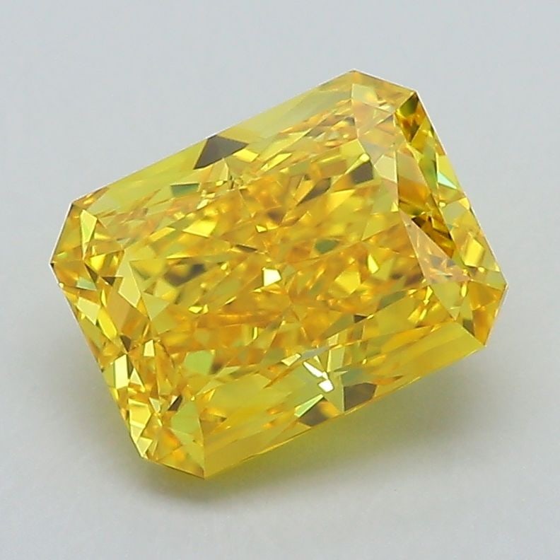 Loose Diamond - CUSHION MODIFIED 2.66ct Fancy Vivid Yellow VS1: Loose Diamond - CUSHION MODIFIED 2.66ct Fancy Vivid Yellow VS1 Source: This is a real non-mined Diamond that has been grown in a lab Shape: CUSHION MODIFIED Carats: 2.66 Color: Fancy Vivid Yellow Cert