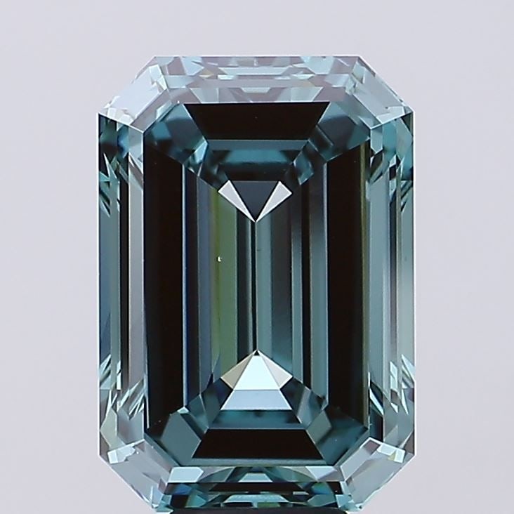 Loose Diamond - EMERALD 10.02ct Fancy Blue VS2: Loose Diamond - EMERALD 10.02ct Fancy Blue VS2 Source: This is a real non-mined Diamond that has been grown in a lab Shape: EMERALD Carats: 10.02 Color: Fancy Blue Certification: NONE Video: