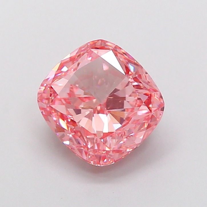 Loose Diamond - CUSHION MODIFIED 2.52ct Fancy Vivid Pink VS1: Loose Diamond - CUSHION MODIFIED 2.52ct Fancy Vivid Pink VS1 Source: This is a real non-mined Diamond that has been grown in a lab Shape: CUSHION MODIFIED Carats: 2.52 Color: Fancy Vivid Pink Certific