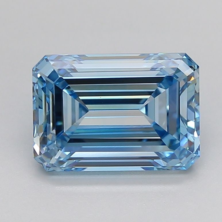 Loose Diamond - EMERALD 3.0ct Fancy Intense Blue VVS1: Loose Diamond - EMERALD 3.0ct Fancy Intense Blue VVS1 Source: This is a real non-mined Diamond that has been grown in a lab Shape: EMERALD Carats: 3.0 Color: Fancy Intense Blue Certification: IGI Vide