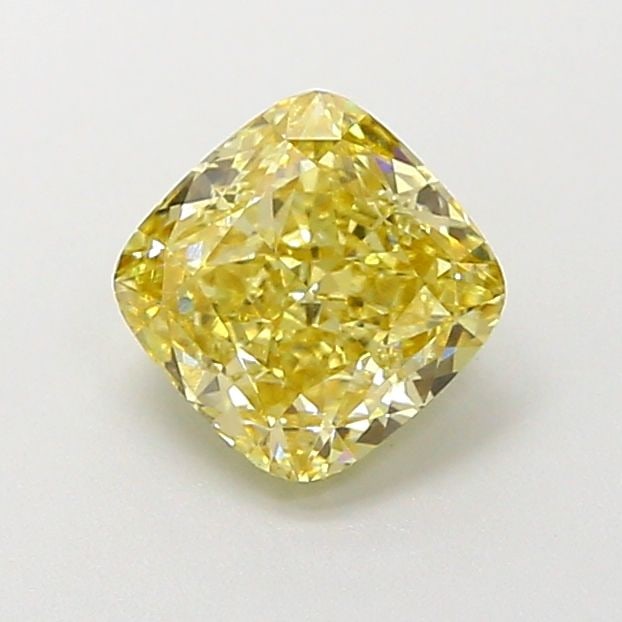 Loose Diamond - CUSHION MODIFIED 1.24ct Fancy Light Yellow VS1: Loose Diamond - CUSHION MODIFIED 1.24ct Fancy Light Yellow VS1 Source: This is a real non-mined Diamond that has been grown in a lab Shape: CUSHION MODIFIED Carats: 1.24 Color: Fancy Light Yellow Cert