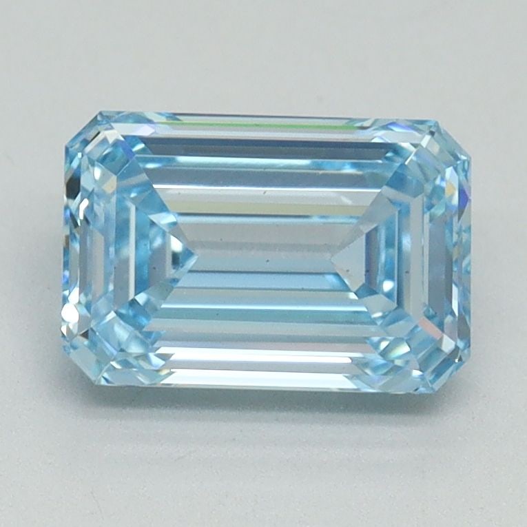 Loose Diamond - EMERALD 1.53ct Fancy Intense Blue VS2: Loose Diamond - EMERALD 1.53ct Fancy Intense Blue VS2 Source: This is a real non-mined Diamond that has been grown in a lab Shape: EMERALD Carats: 1.53 Color: Fancy Intense Blue Certification: IGI Vid