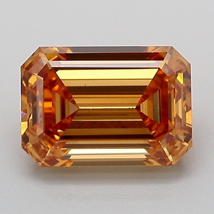 Loose Diamond - EMERALD 1.57ct Fancy Brown Yellow VS1: Loose Diamond - EMERALD 1.57ct Fancy Brown Yellow VS1 Source: This is a real non-mined Diamond that has been grown in a lab Shape: EMERALD Carats: 1.57 Color: Fancy Brown Yellow Certification: IGI Vid