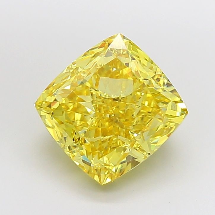 Loose Diamond - CUSHION MODIFIED 8.53ct Fancy Vivid Yellow VS1: Loose Diamond - CUSHION MODIFIED 8.53ct Fancy Vivid Yellow VS1 Source: This is a real non-mined Diamond that has been grown in a lab Shape: CUSHION MODIFIED Carats: 8.53 Color: Fancy Vivid Yellow Cert