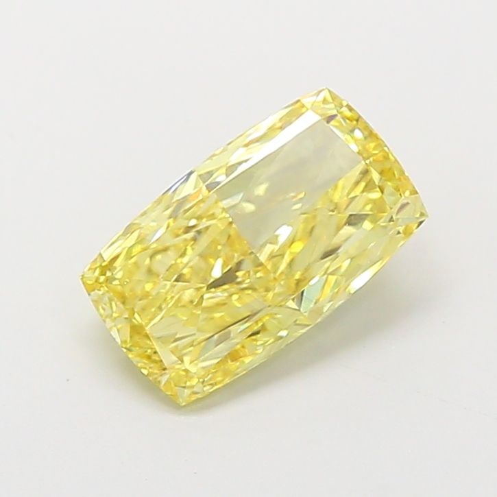 Loose Diamond - CUSHION MODIFIED 2.01ct Fancy Intense Yellow VS2: Loose Diamond - CUSHION MODIFIED 2.01ct Fancy Intense Yellow VS2 Source: This is a real non-mined Diamond that has been grown in a lab Shape: CUSHION MODIFIED Carats: 2.01 Color: Fancy Intense Yellow 