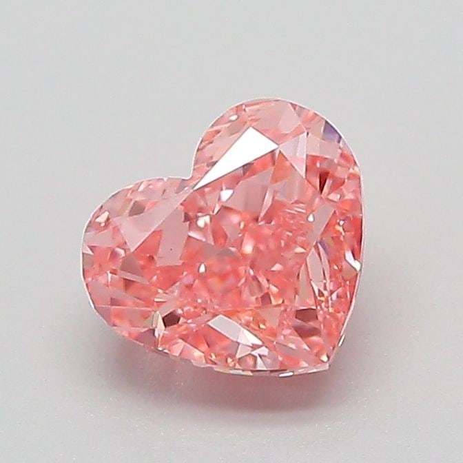 Loose Diamond - HEART 1.01ct Fancy Vivid Pink VS1: Loose Diamond - HEART 1.01ct Fancy Vivid Pink VS1 Source: This is a real non-mined Diamond that has been grown in a lab Shape: HEART Carats: 1.01 Color: Fancy Vivid Pink Certification: IGI Video:
