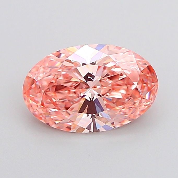 Loose Diamond - OVAL 1.8ct Fancy Vivid Pink VS1: Loose Diamond - OVAL 1.8ct Fancy Vivid Pink VS1 Source: This is a real non-mined Diamond that has been grown in a lab Shape: OVAL Carats: 1.8 Color: Fancy Vivid Pink Certification: IGI Video: