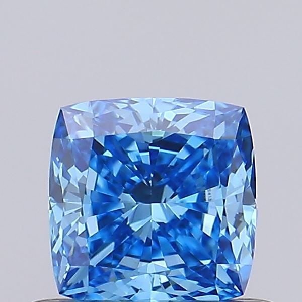 Loose Diamond - CUSHION MODIFIED 0.48ct Fancy Vivid Blue VVS2: Loose Diamond - CUSHION MODIFIED 0.48ct Fancy Vivid Blue VVS2 Source: This is a real non-mined Diamond that has been grown in a lab Shape: CUSHION MODIFIED Carats: 0.48 Color: Fancy Vivid Blue Certifi