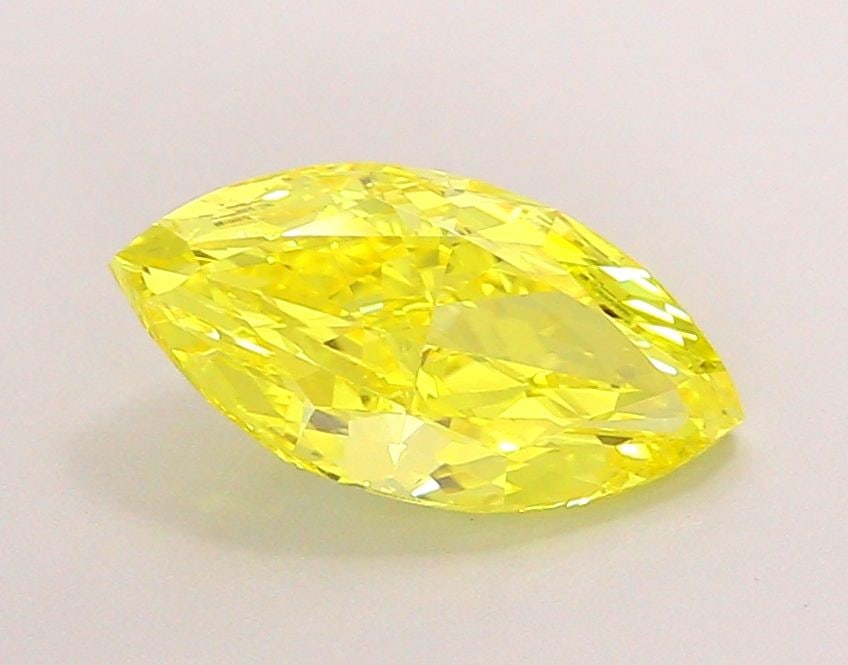 Loose Diamond - MARQUISE 1.51ct Fancy Vivid Yellow VS1: Loose Diamond - MARQUISE 1.51ct Fancy Vivid Yellow VS1 Source: This is a real non-mined Diamond that has been grown in a lab Shape: MARQUISE Carats: 1.51 Color: Fancy Vivid Yellow Certification: IGI V