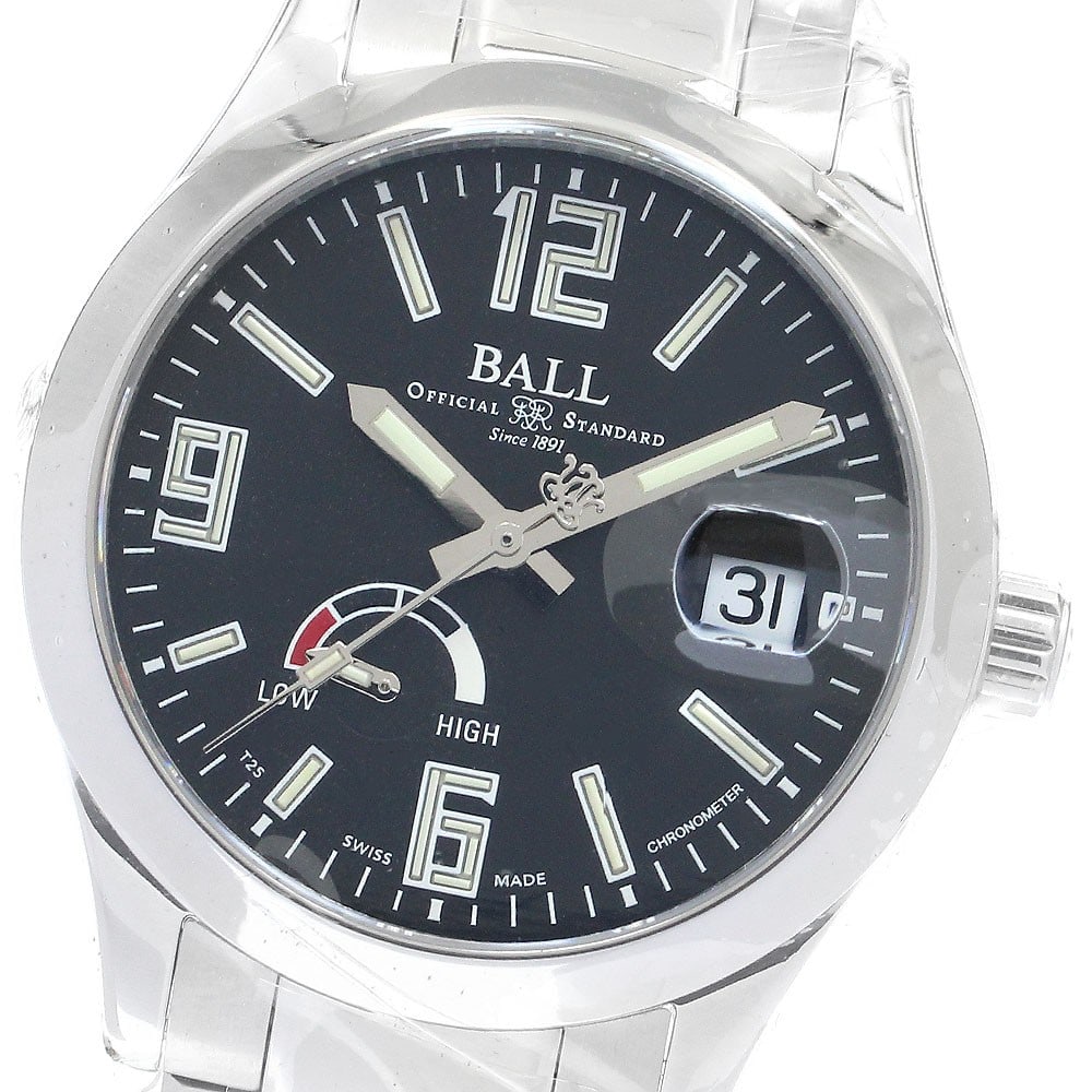 BALLWATCH Pioneer Power Reserve PM9026C-SCJ-BK Automatic Black Dial Watch (1 of 6)