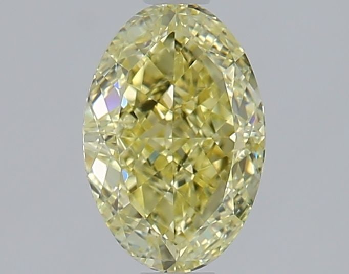Loose Diamond - OVAL 1.03ct Fancy Light Yellow VS1: Loose Diamond - OVAL 1.03ct Fancy Light Yellow VS1 Source: Natural Shape: OVAL Carats: 1.03 Color: Fancy Light Yellow Certification: GIA Video: