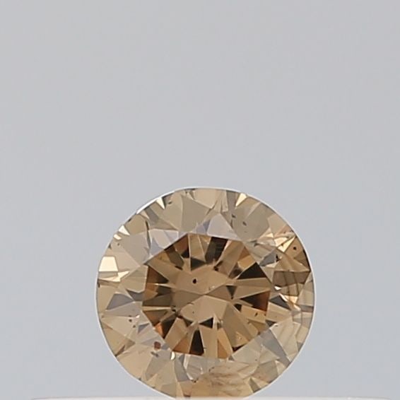 Loose Diamond - ROUND 0.17ct Fancy Brown SI1: Loose Diamond - ROUND 0.17ct Fancy Brown SI1 Source: Natural Shape: ROUND Carats: 0.17 Color: Fancy Brown Certification: NONE Video: