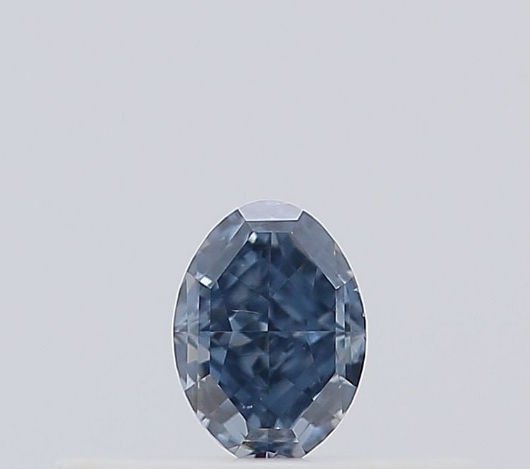 Loose Diamond - OVAL 0.15ct Fancy Deep Blue SI1: Loose Diamond - OVAL 0.15ct Fancy Deep Blue SI1 Source: Natural Shape: OVAL Carats: 0.15 Color: Fancy Deep Blue Certification: GIA Video: