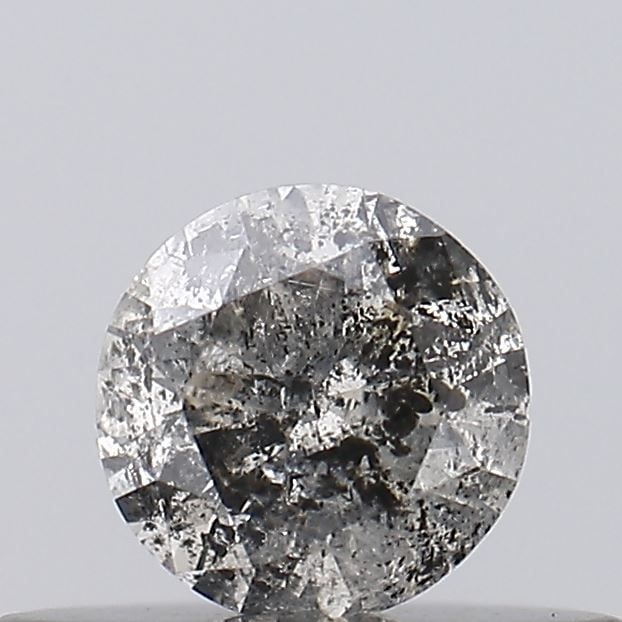 Loose Diamond - ROUND 0.24ct Salt and Pepper I3: Loose Diamond - ROUND 0.24ct Salt and Pepper I3 Source: Natural Shape: ROUND Carats: 0.24 Color: Salt and Pepper Certification: NONE Video: