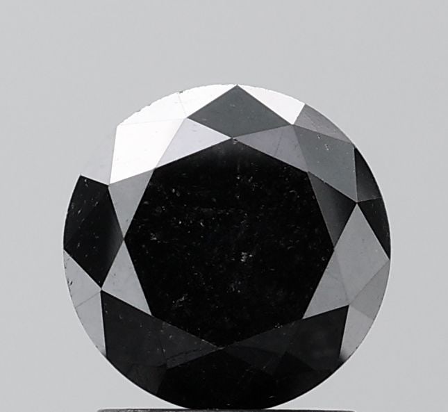 Loose Diamond - ROUND 2.31ct Black VVS2: Loose Diamond - ROUND 2.31ct Black VVS2 Source: Natural Shape: ROUND Carats: 2.31 Color: Black Certification: NONE Video: