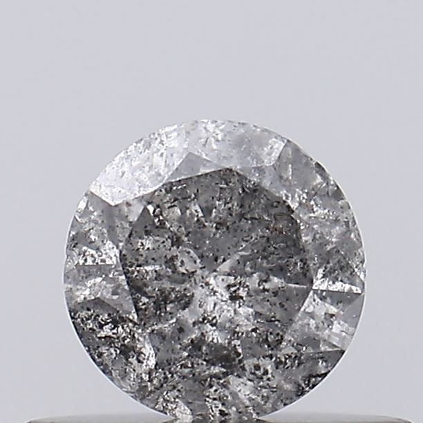 Loose Diamond - ROUND 0.36ct Salt and Pepper I3: Loose Diamond - ROUND 0.36ct Salt and Pepper I3 Source: Natural Shape: ROUND Carats: 0.36 Color: Salt and Pepper Certification: NONE Video: