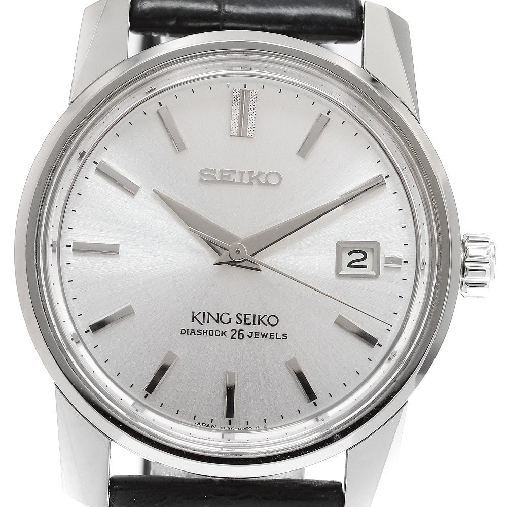 SEIKO King Seiko KS SDKA001 140th Anniversary Limited Edition Watch: SEIKO King Seiko KS SDKA001 140th Anniversary Limited Edition Watch Pre-owned Seiko King Seiko KS 140th Anniversary Limited Edition wristwatch for men. This automatic watch features a silver dial, dat