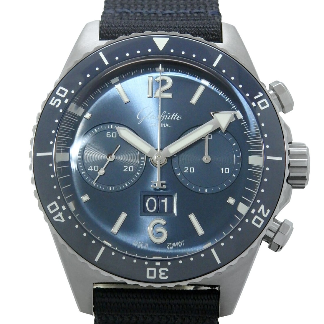 Mens Wristwatch Glashutte Original SeaQ Panorama Date 1-37-23-02-81-36 (1 of 6)