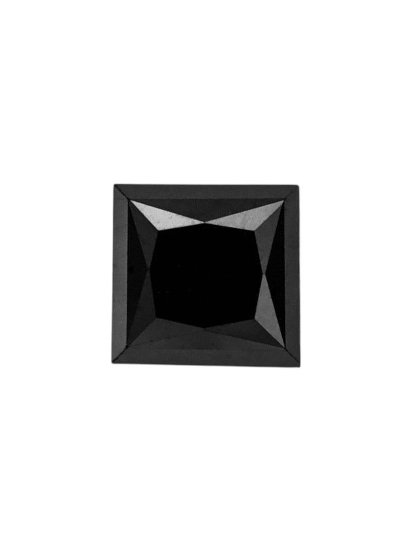 Loose Diamond - PRINCESS 0.19ct Fancy Black VVS2: Loose Diamond - PRINCESS 0.19ct Fancy Black VVS2 Source: Natural Shape: PRINCESS Carats: 0.19 Color: Fancy Black Certification: NONE The Diamond Depot Guarantee: All items in this auction are guarante