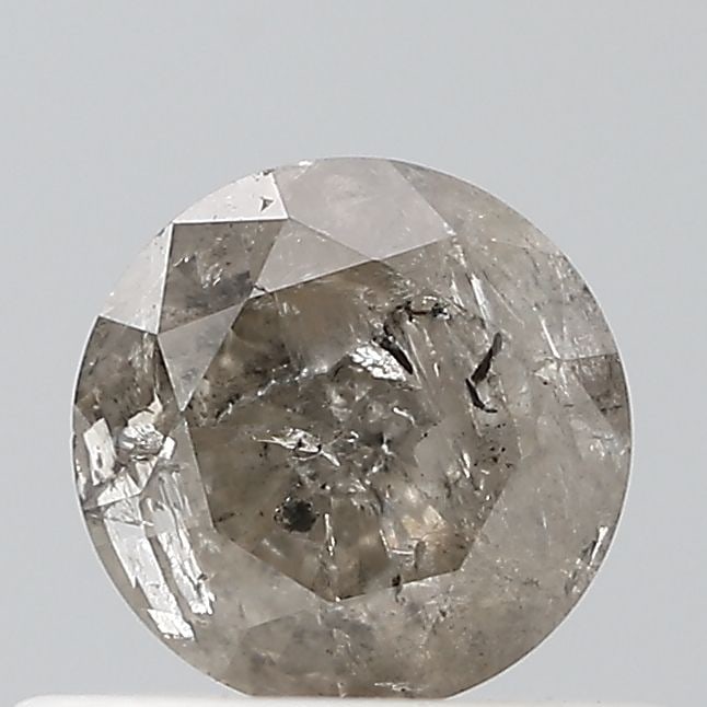 Loose Diamond - ROUND 0.38ct Salt and Pepper VVS2: Loose Diamond - ROUND 0.38ct Salt and Pepper VVS2 Source: Natural Shape: ROUND Carats: 0.38 Color: Salt and Pepper Certification: NONE Video: