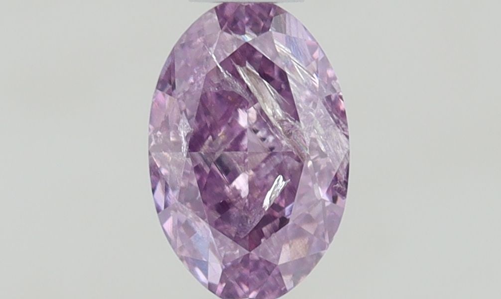 Loose Diamond - OVAL 0.3ct Fancy Intense Pink Purple: Loose Diamond - OVAL 0.3ct Fancy Intense Pink Purple Source: Natural Shape: OVAL Carats: 0.3 Color: Fancy Intense Pink Purple Certification: GIA Video: