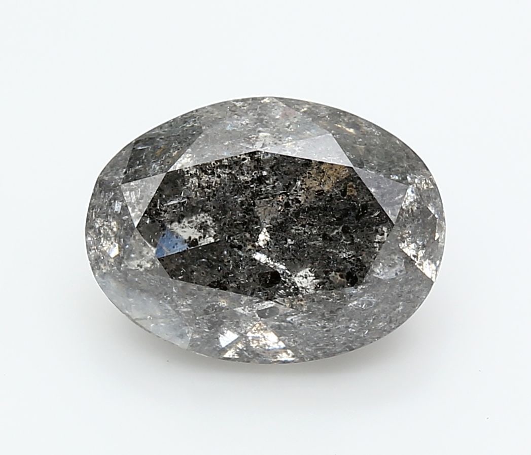 Loose Diamond - OVAL 6.81ct Fancy Gray I2: Loose Diamond - OVAL 6.81ct Fancy Gray I2 Source: Natural Shape: OVAL Carats: 6.81 Color: Fancy Gray Certification: NONE Video: