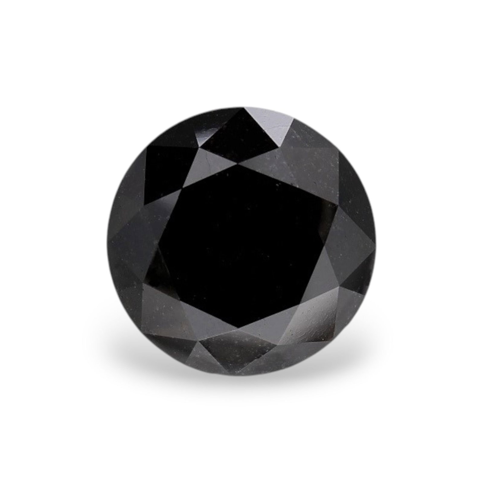 Loose Diamond - ROUND 7.38ct Fancy Black VVS2: Loose Diamond - ROUND 7.38ct Fancy Black VVS2 Source: Natural Shape: ROUND Carats: 7.38 Color: Fancy Black Certification: GIA Video: