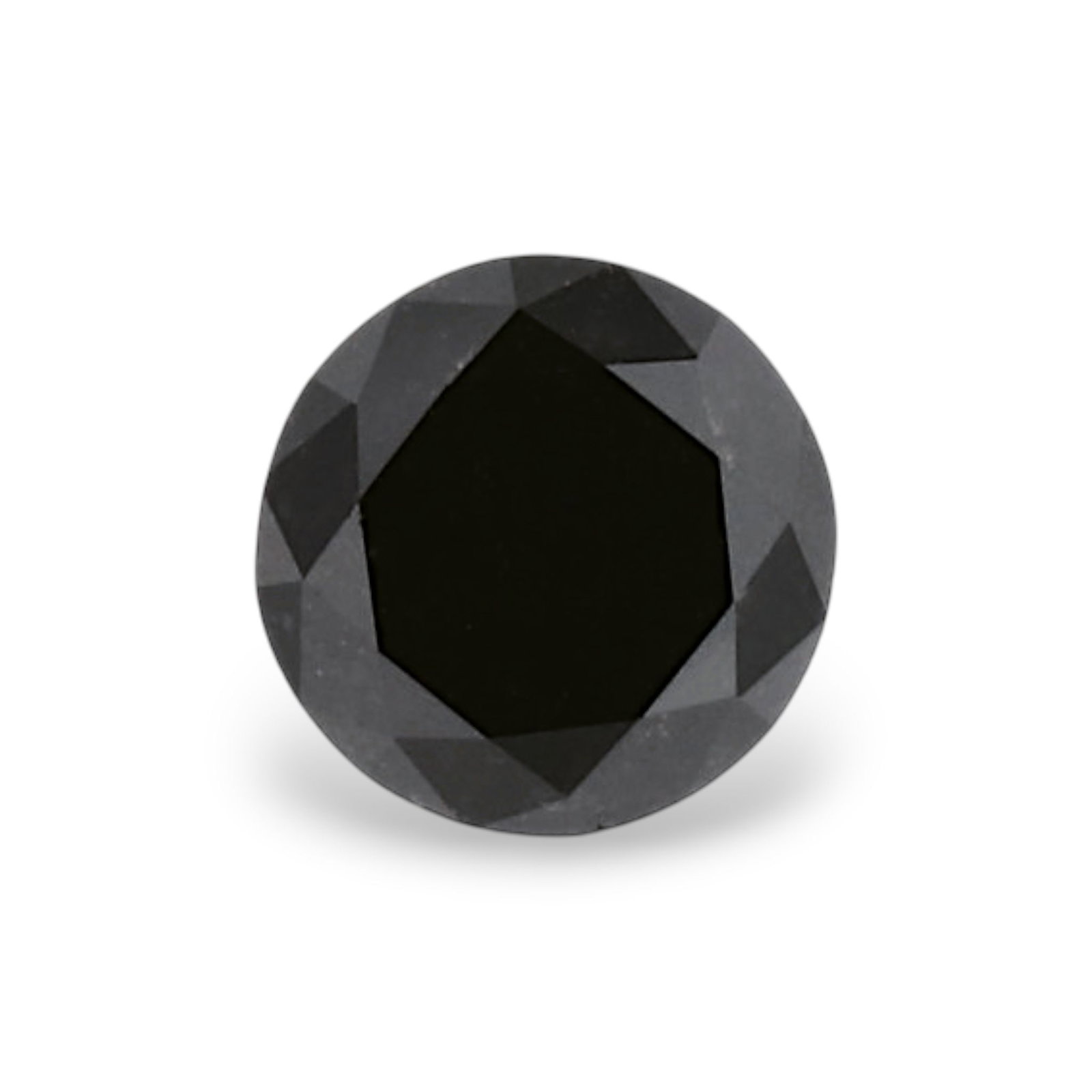 Loose Diamond - ROUND 0.48ct Fancy Black VVS2: Loose Diamond - ROUND 0.48ct Fancy Black VVS2 Source: Natural Shape: ROUND Carats: 0.48 Color: Fancy Black Certification: GIA Video: