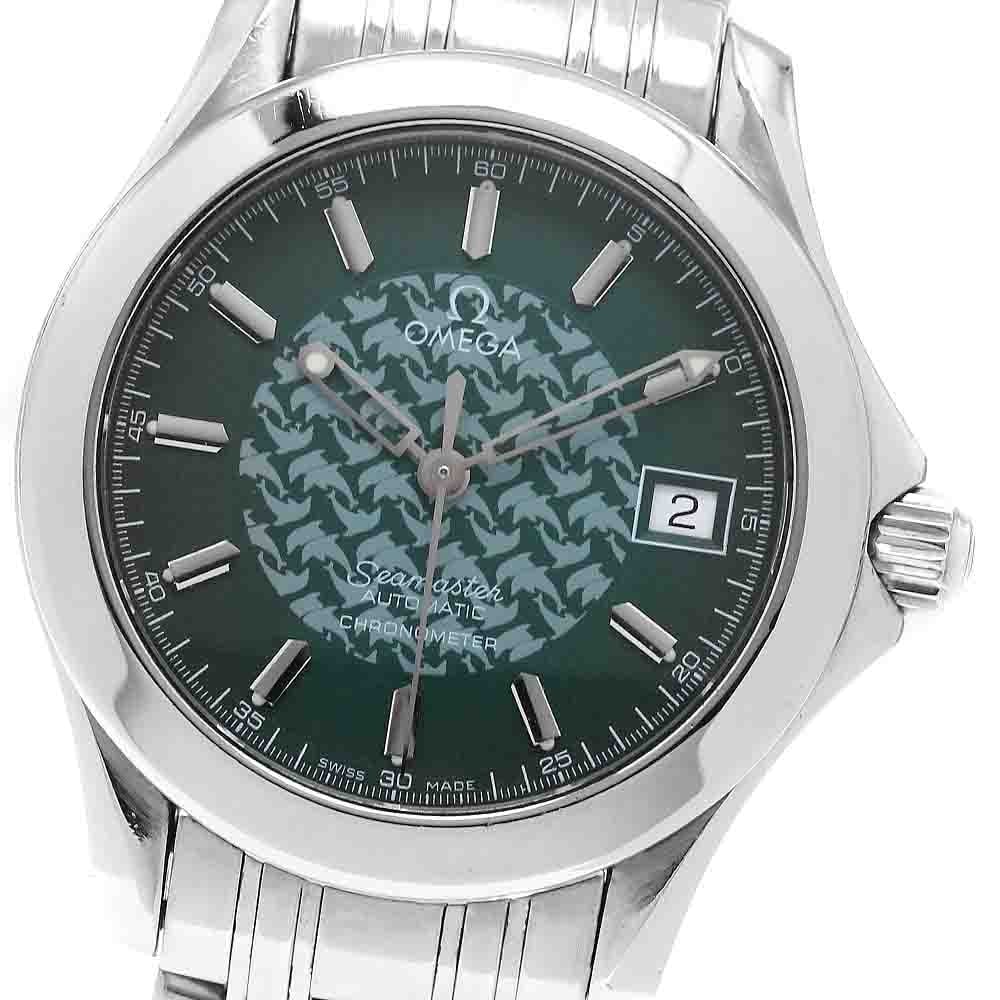 Omega Seamaster 120 Jacques Mayol 1998 Mens Automatic Date Watch 2506.70: Omega Seamaster 120 Jacques Mayol 1998 Mens Automatic Date Watch 2506.70 Pre-owned OMEGA Seamaster 120 Jacques Mayol 1998 men's wristwatch with date display and automatic movement. This Swiss-made wat