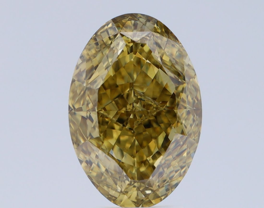 Loose Diamond - OVAL 5.02ct Fancy Brown Yellow VS1: Loose Diamond - OVAL 5.02ct Fancy Brown Yellow VS1 Source: Natural Shape: OVAL Carats: 5.02 Color: Fancy Brown Yellow Certification: GIA Video: