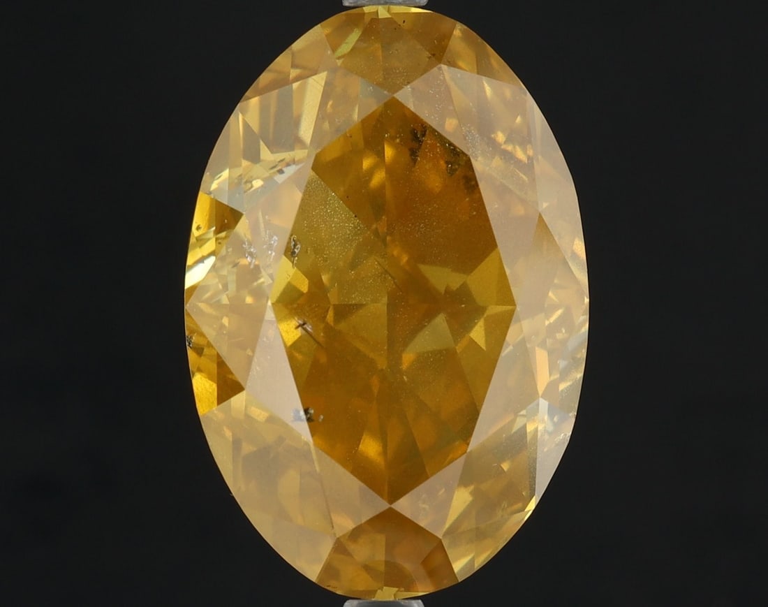 Loose Diamond - OVAL 6.56ct Fancy Deep Yellowish Orange Yellow I1: Loose Diamond - OVAL 6.56ct Fancy Deep Yellowish Orange Yellow I1 Source: Natural Shape: OVAL Carats: 6.56 Color: Fancy Deep Yellowish Orange Yellow Certification: GIA Video: