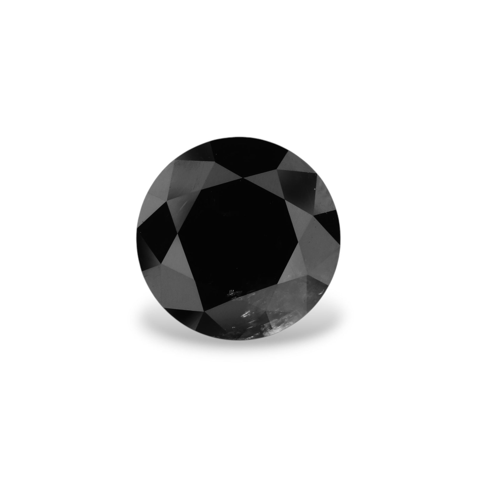 Loose Diamond - ROUND 3.68ct Fancy Black VVS2: Loose Diamond - ROUND 3.68ct Fancy Black VVS2 Source: Natural Shape: ROUND Carats: 3.68 Color: Fancy Black Certification: GIA Video: